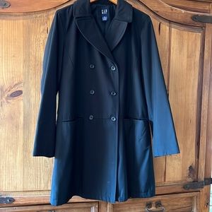 Gap Black Double Breasted Pea Coat